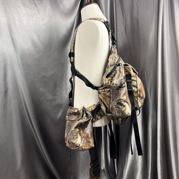 Y2K Cabela's Super Tat'r 3 Tactical Turkey Vest XL/2XL Realtree Camouflage Hunt - Picture 4 of 17